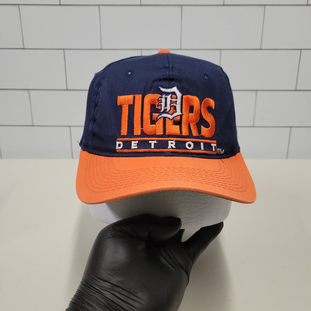 Young An Detroit Tigers Vintage Split Bar Adjustable Snapback Hat MLB Twill